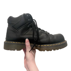 Dr. Marten’s Men’s 8699 AirWair Black DM’s Bex Sole Leather Combat Work Boots 9